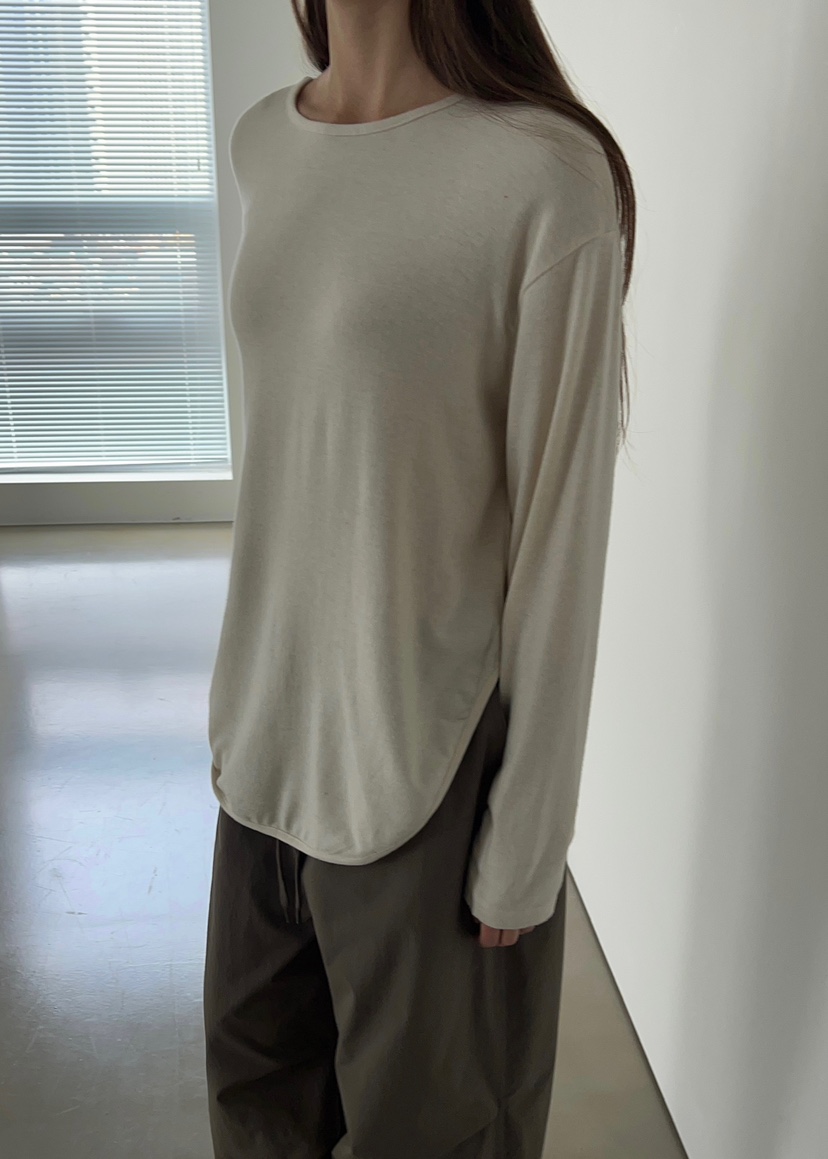 ANOTHER AVENUE韓國代購㊣女裝新款熱賣長袖T恤安哥拉羊毛ANOTHER AVENUE長袖T恤