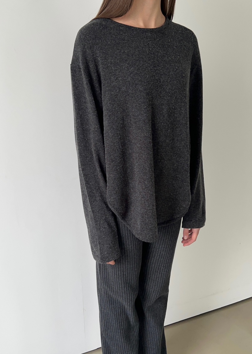 ANOTHER AVENUE韓國代購㊣女裝新款熱賣長袖T恤安哥拉羊毛ANOTHER AVENUE長袖T恤