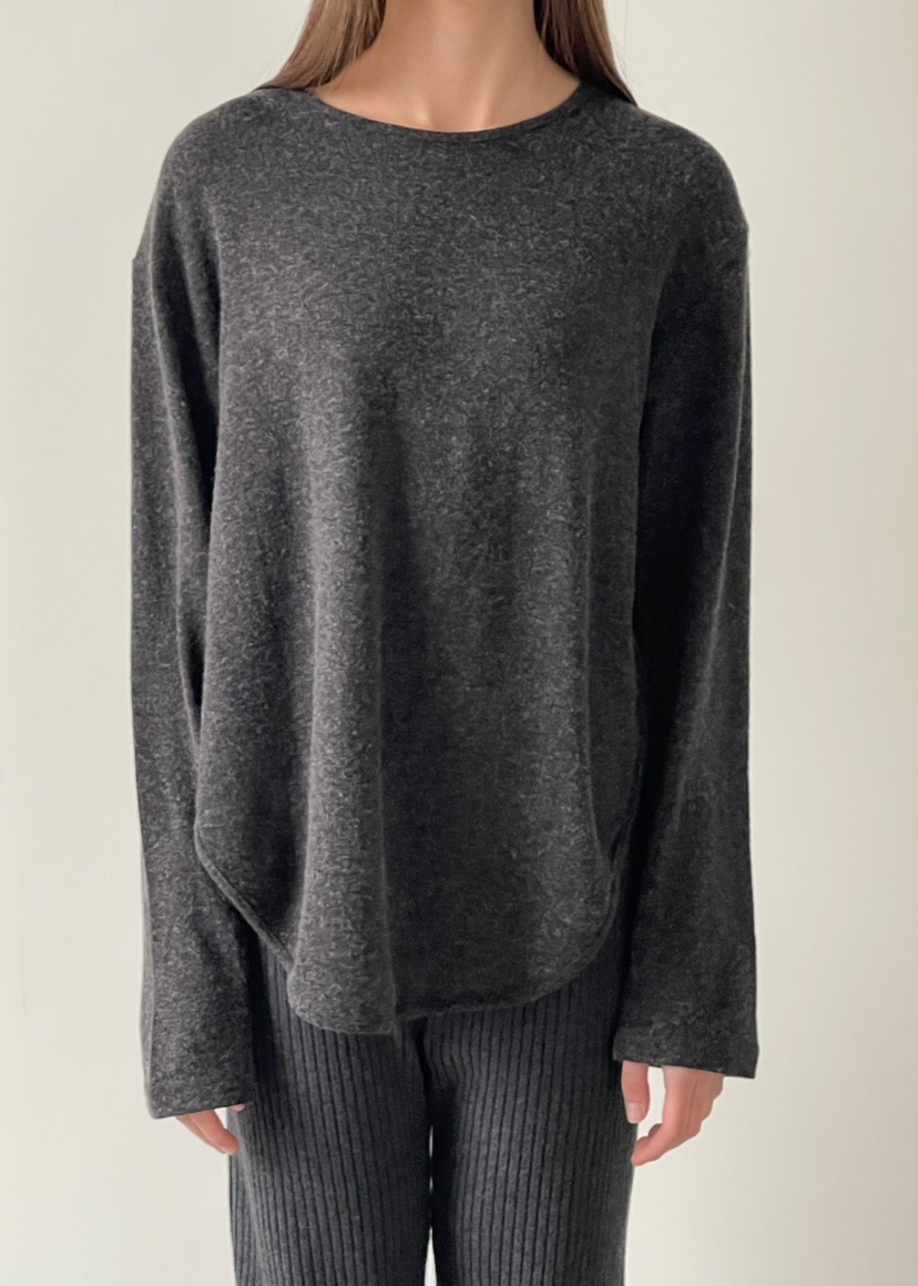 ANOTHER AVENUE韓國代購㊣女裝新款熱賣長袖T恤安哥拉羊毛ANOTHER AVENUE長袖T恤