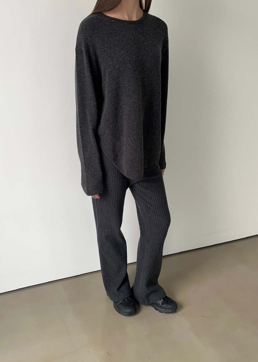 ANOTHER AVENUE韓國代購㊣女裝新款熱賣長袖T恤安哥拉羊毛ANOTHER AVENUE長袖T恤