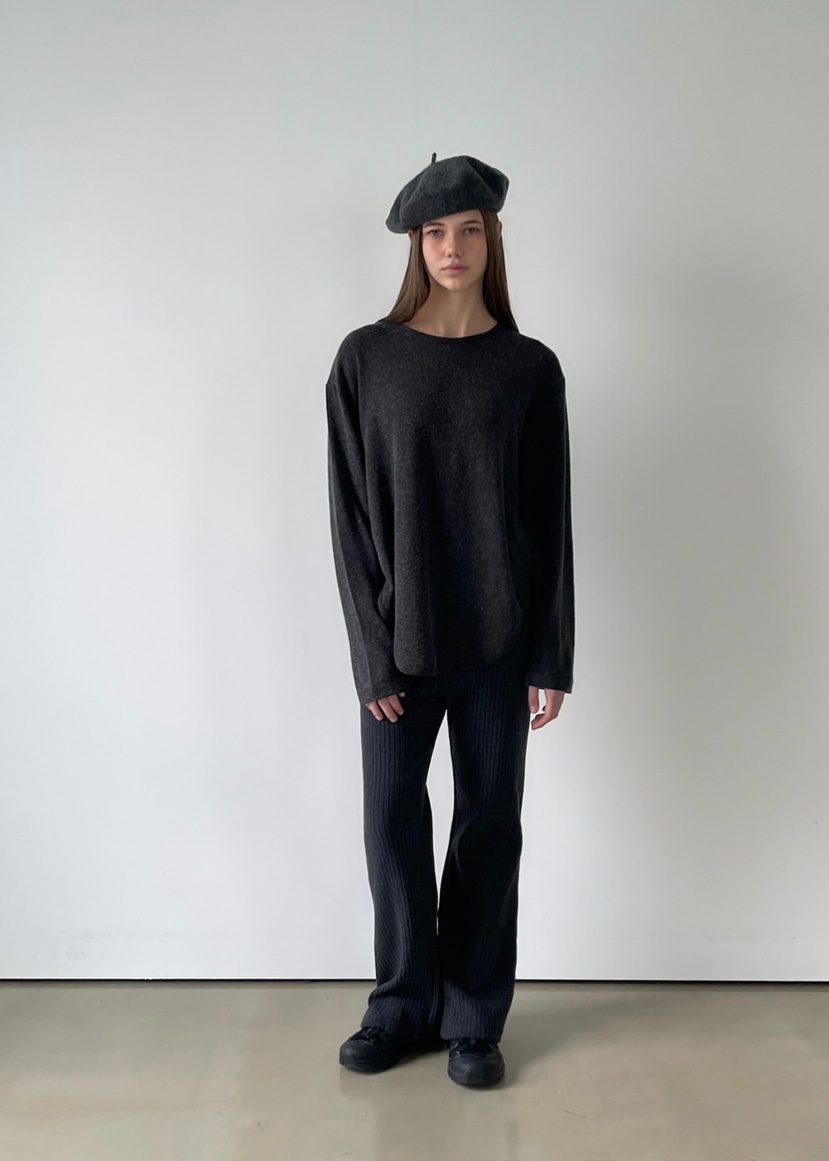 ANOTHER AVENUE韓國代購㊣女裝新款熱賣長袖T恤安哥拉羊毛ANOTHER AVENUE長袖T恤