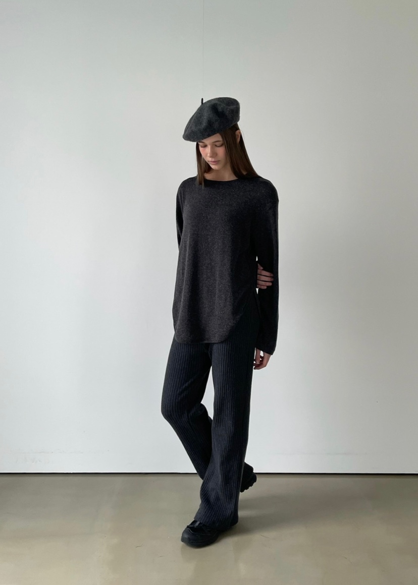 ANOTHER AVENUE韓國代購㊣女裝新款熱賣長袖T恤安哥拉羊毛ANOTHER AVENUE長袖T恤