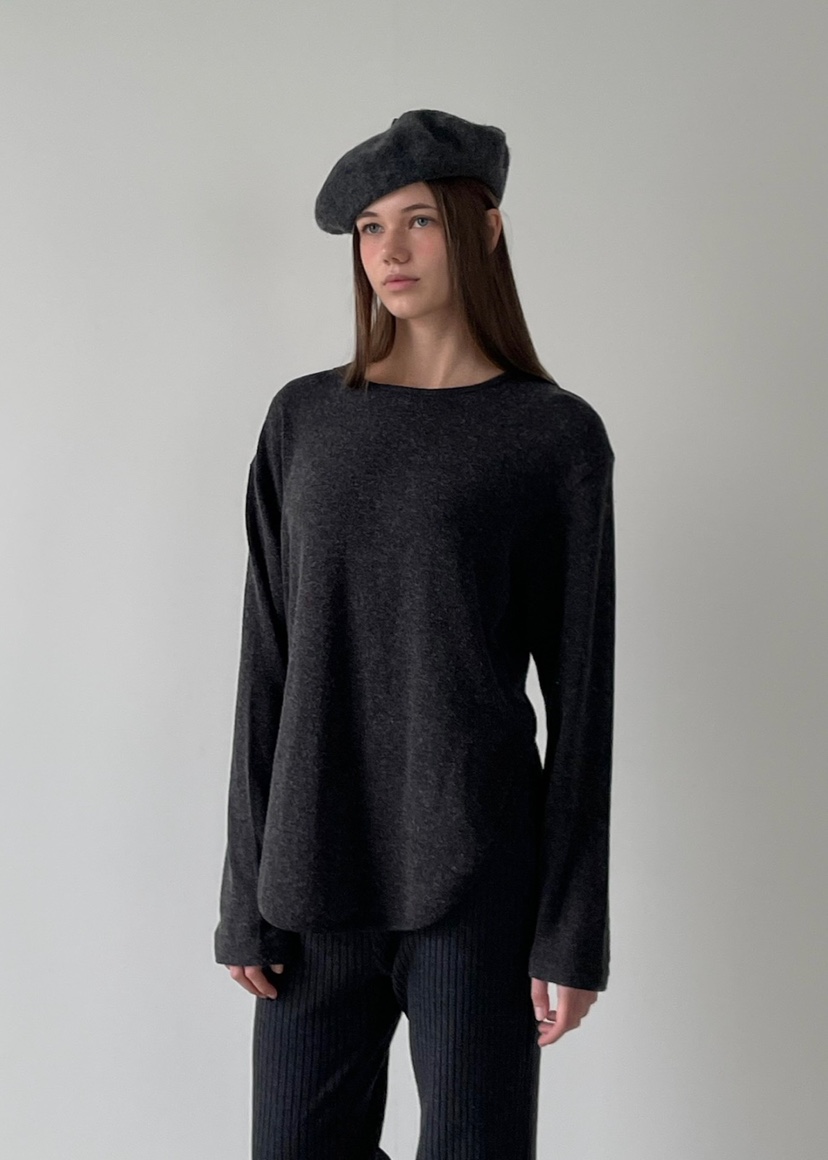 ANOTHER AVENUE韓國代購㊣女裝新款熱賣長袖T恤安哥拉羊毛ANOTHER AVENUE長袖T恤