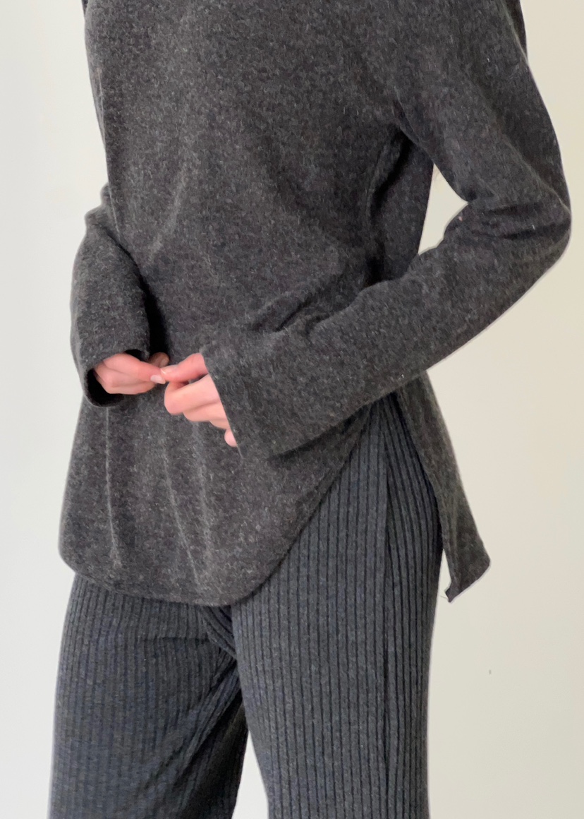 ANOTHER AVENUE韓國代購㊣女裝新款熱賣長袖T恤安哥拉羊毛ANOTHER AVENUE長袖T恤