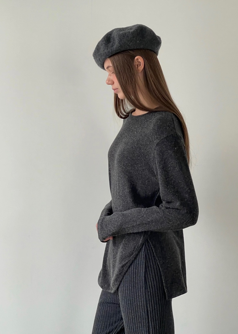 ANOTHER AVENUE韓國代購㊣女裝新款熱賣長袖T恤安哥拉羊毛ANOTHER AVENUE長袖T恤