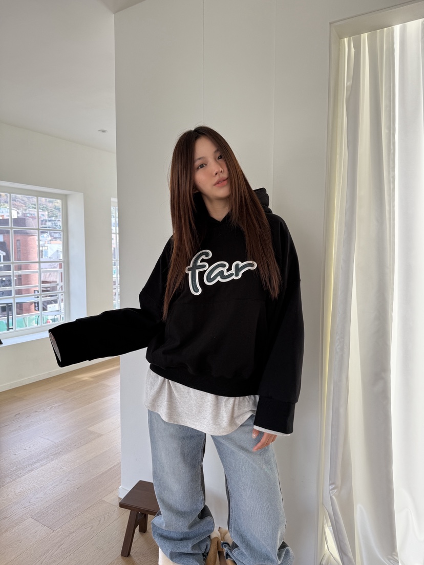 MOSMOS東大門㊣代購女裝新款熱賣25秋冬人氣職業推薦休閑衛衣MOSMOS衛衣