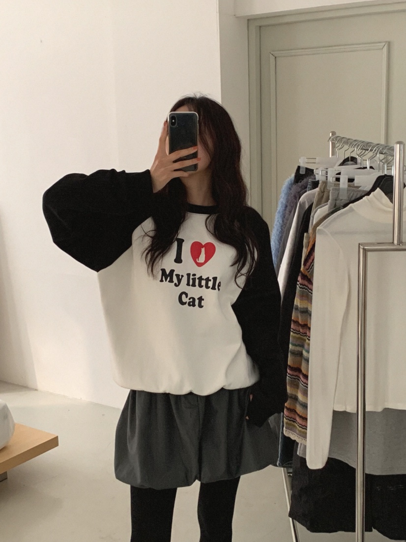 MOSMOS韓國直郵㊣女裝新款人氣熱賣真品休閑職業25秋冬衛衣MOSMOS衛衣