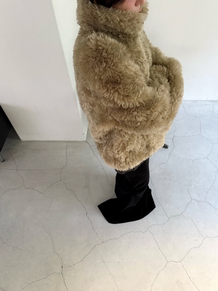 AWESOMESAUCE韓國直郵㊣女裝新品時尚休閑熱賣短款大衣含帽子AWESOME SAUCE短款大衣