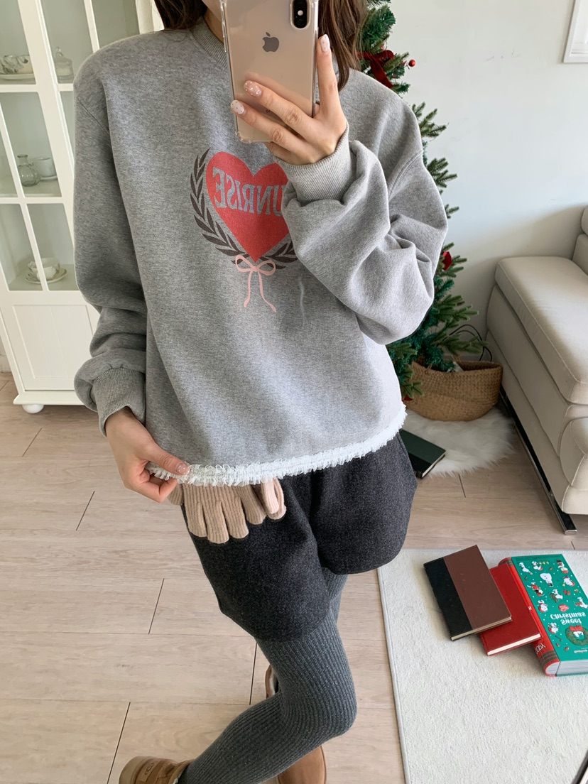 BEFORE SUNRISE韓國代購㊣女士新款推薦人氣休閑職業25秋冬衛衣BEFORE SUNRISE衛衣