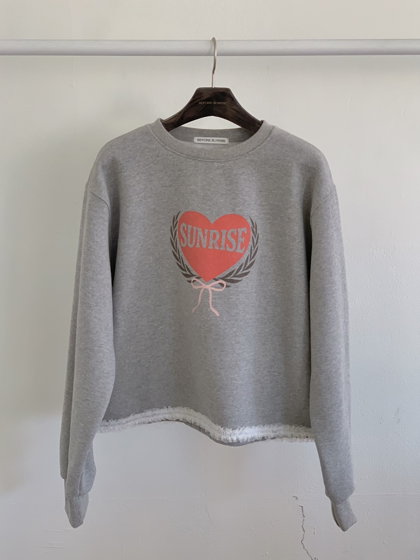 BEFORE SUNRISE韓國代購㊣女士新款推薦人氣休閑職業25秋冬衛衣BEFORE SUNRISE衛衣圖色2