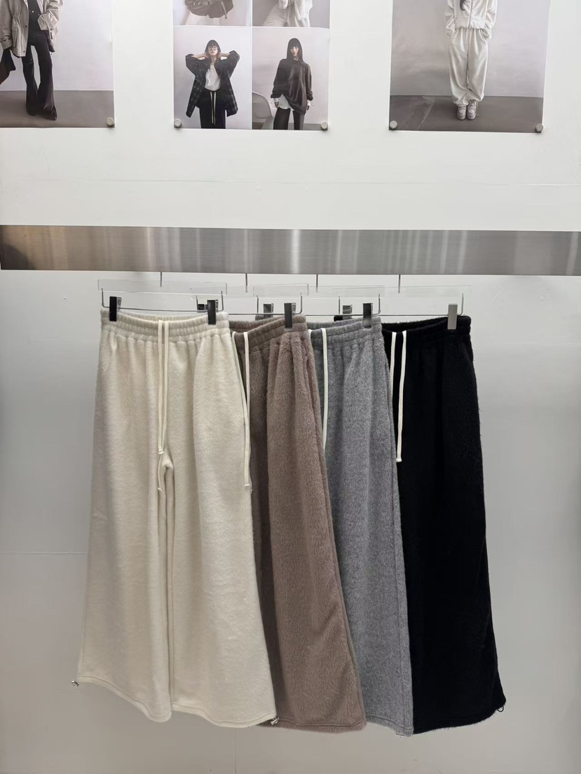 AMOOD東大門㊣實拍女士新款25秋冬職業人氣時尚休閑褲安哥拉AMOOD休閑褲