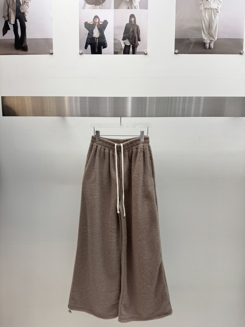 AMOOD東大門㊣實拍女士新款25秋冬職業人氣時尚休閑褲安哥拉AMOOD休閑褲圖色3