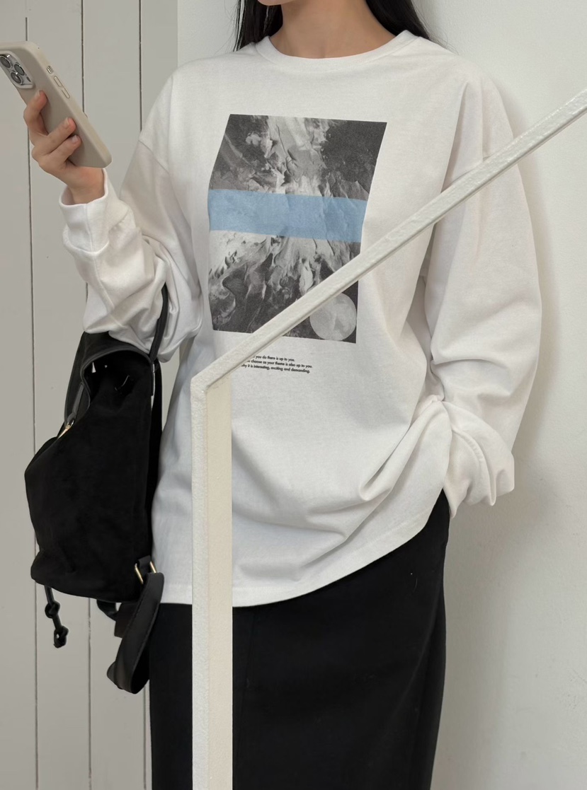 BINUS韓國代購㊣女士新品時尚25秋冬真品熱賣休閑推薦職業T恤BINUST恤