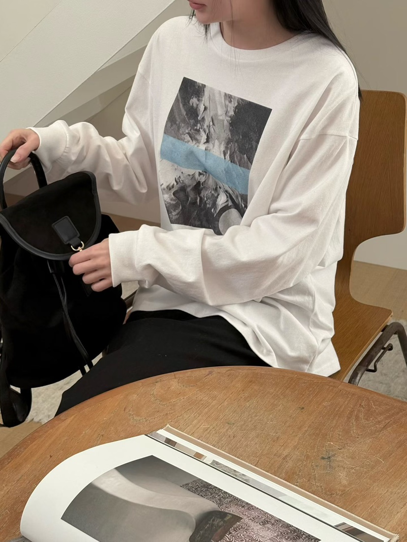 BINUS韓國代購㊣女士新品時尚25秋冬真品熱賣休閑推薦職業T恤BINUST恤