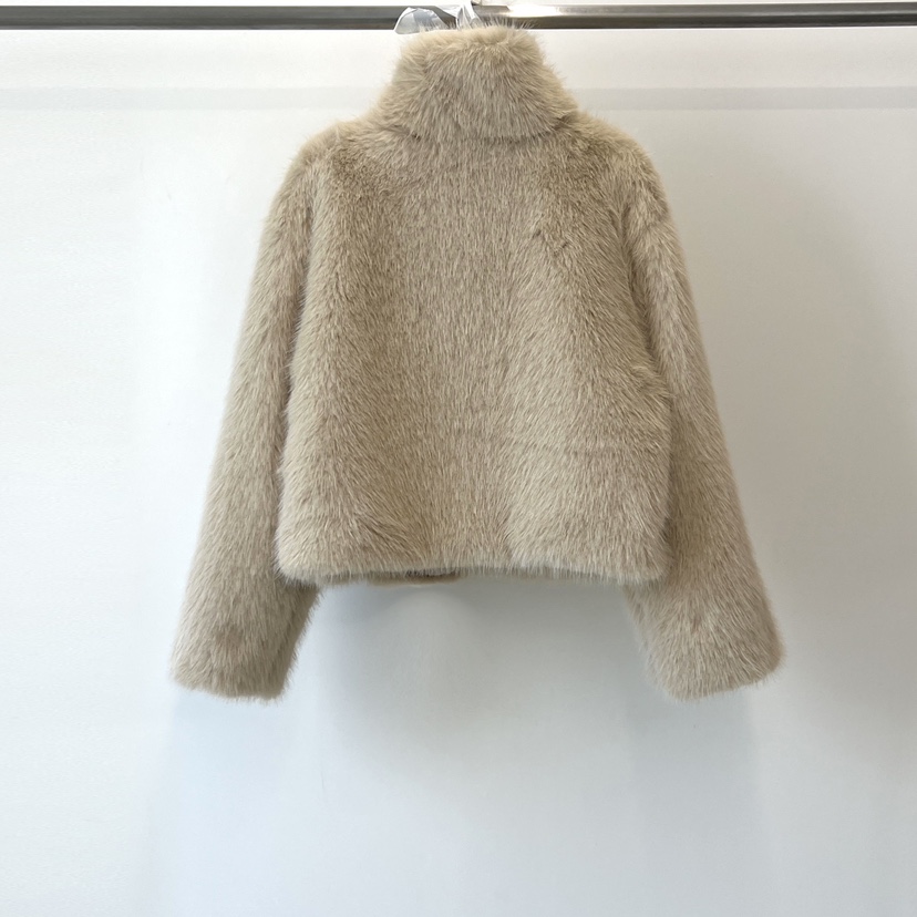 ANOTHER AVENUE東大門㊣實拍女裝新品休閑真品短款大衣貂皮ANOTHER AVENUE短款大衣