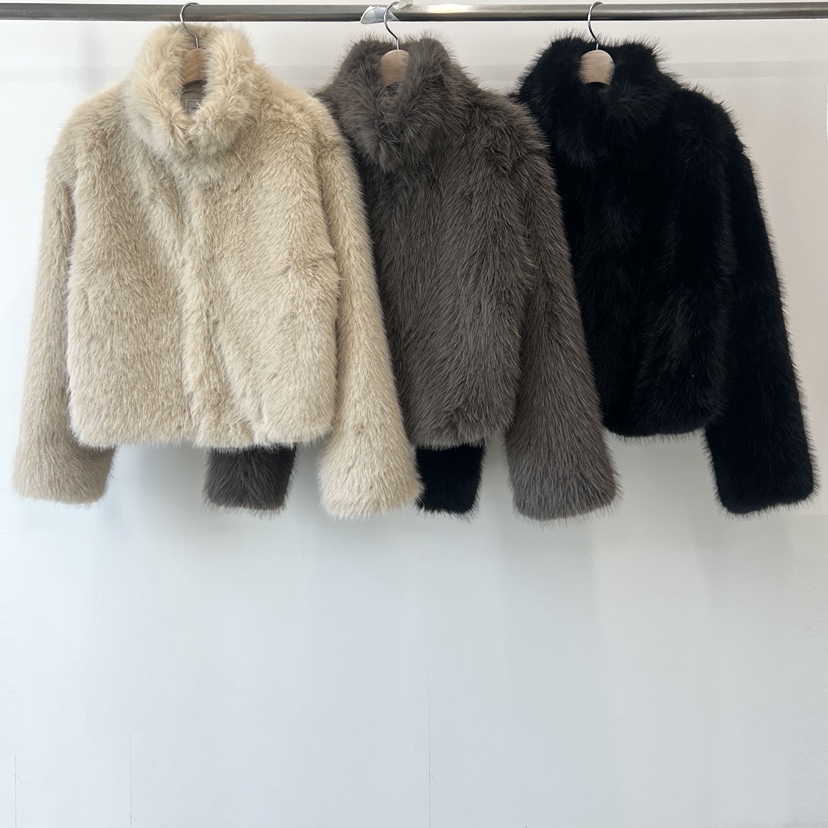 ANOTHER AVENUE東大門㊣實拍女裝新品休閑真品短款大衣貂皮ANOTHER AVENUE短款大衣