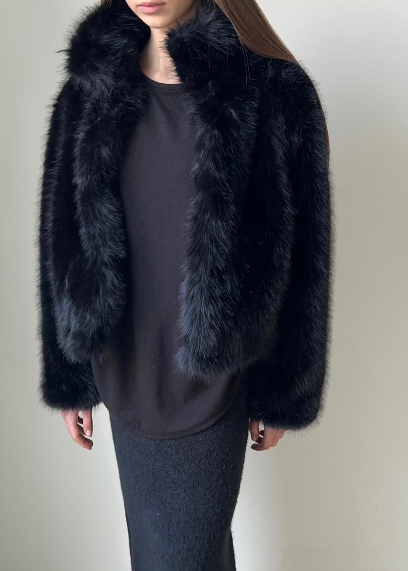 ANOTHER AVENUE東大門㊣實拍女裝新品休閑真品短款大衣貂皮ANOTHER AVENUE短款大衣