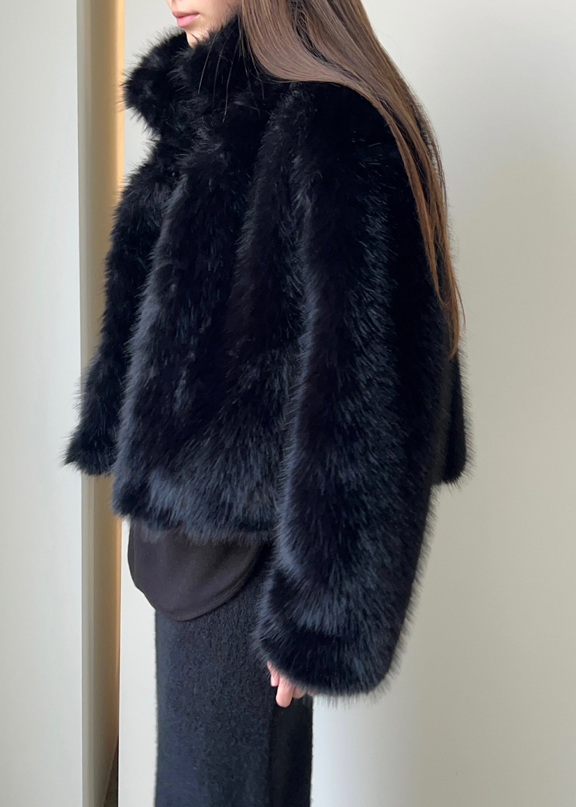 ANOTHER AVENUE東大門㊣實拍女裝新品休閑真品短款大衣貂皮ANOTHER AVENUE短款大衣