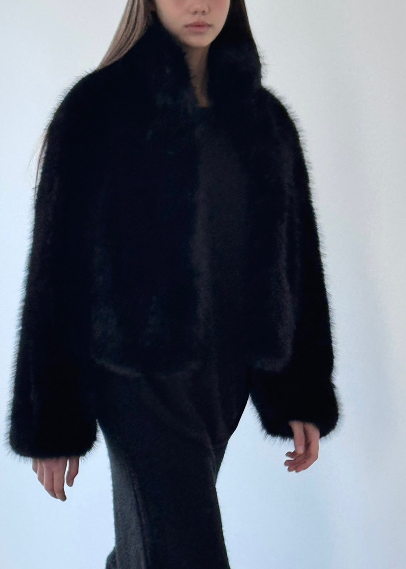 ANOTHER AVENUE東大門㊣實拍女裝新品休閑真品短款大衣貂皮ANOTHER AVENUE短款大衣