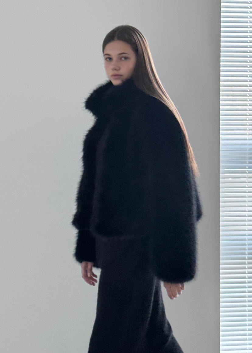 ANOTHER AVENUE東大門㊣實拍女裝新品休閑真品短款大衣貂皮ANOTHER AVENUE短款大衣