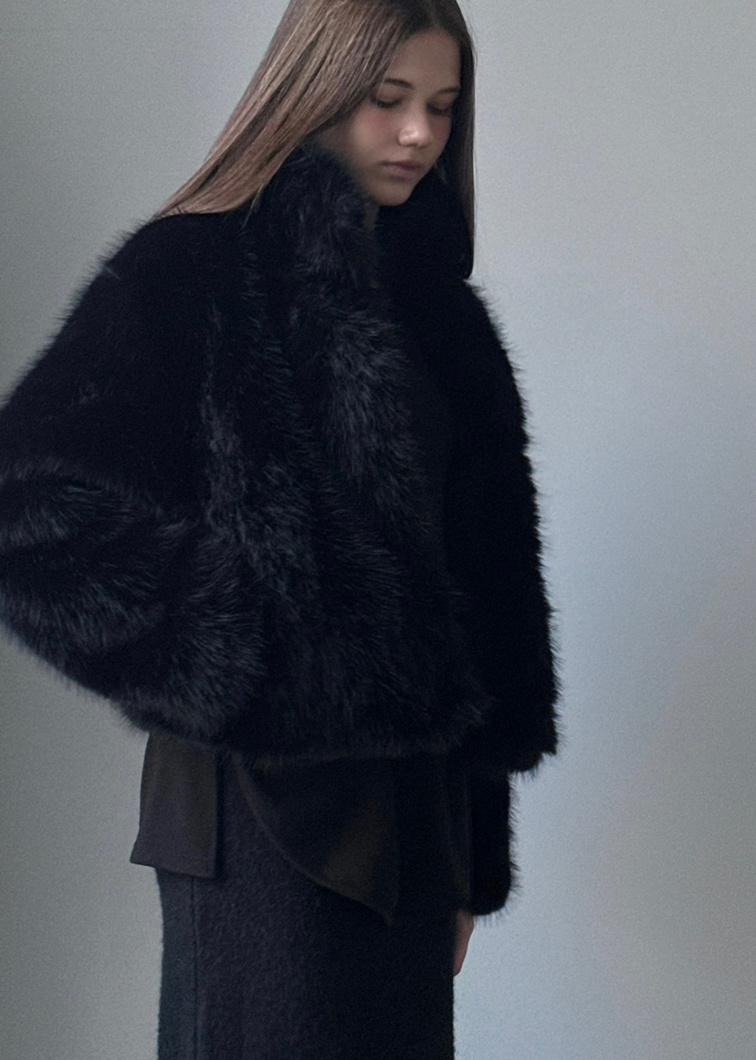 ANOTHER AVENUE東大門㊣實拍女裝新品休閑真品短款大衣貂皮ANOTHER AVENUE短款大衣