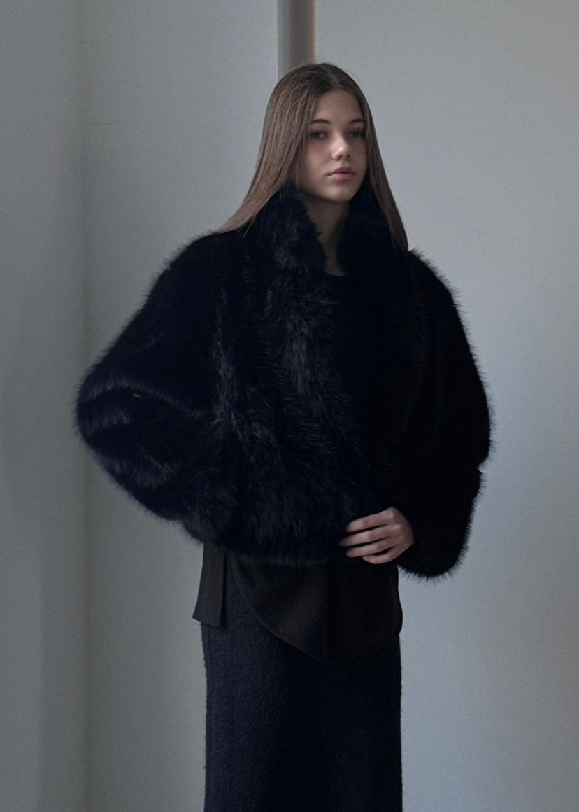 ANOTHER AVENUE東大門㊣實拍女裝新品休閑真品短款大衣貂皮ANOTHER AVENUE短款大衣