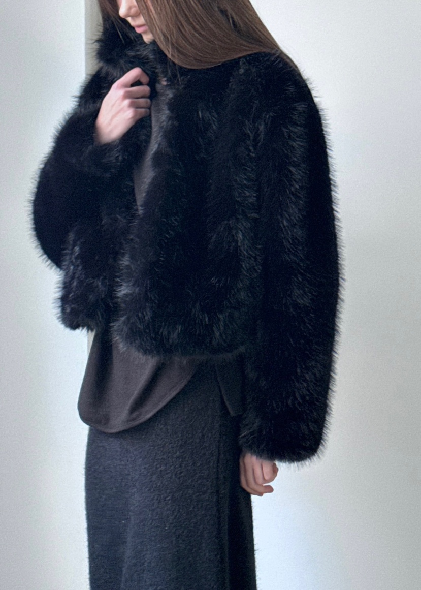 ANOTHER AVENUE東大門㊣實拍女裝新品休閑真品短款大衣貂皮ANOTHER AVENUE短款大衣