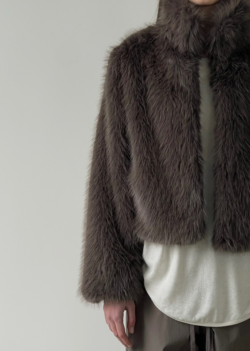 ANOTHER AVENUE東大門㊣實拍女裝新品休閑真品短款大衣貂皮ANOTHER AVENUE短款大衣