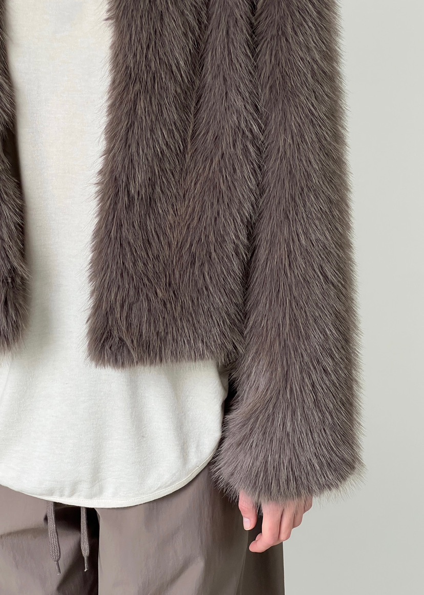 ANOTHER AVENUE東大門㊣實拍女裝新品休閑真品短款大衣貂皮ANOTHER AVENUE短款大衣