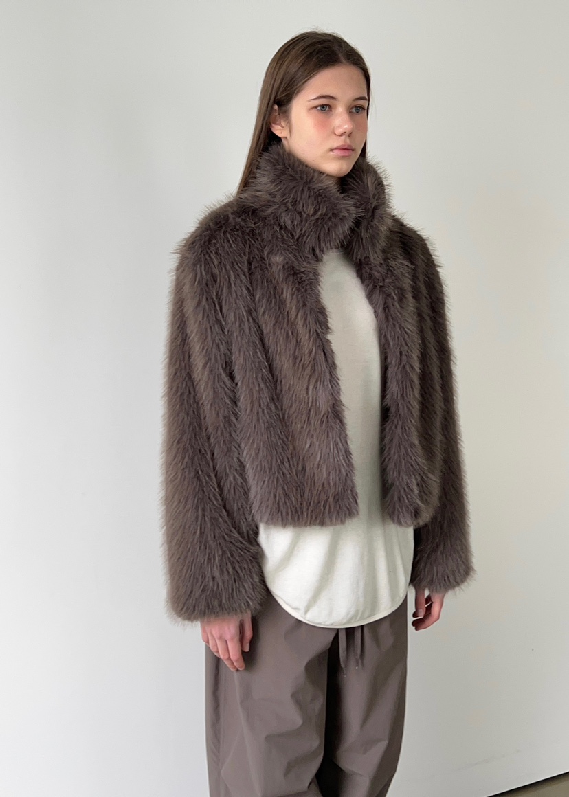 ANOTHER AVENUE東大門㊣實拍女裝新品休閑真品短款大衣貂皮ANOTHER AVENUE短款大衣