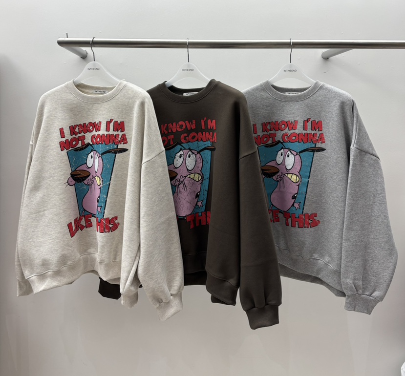 INTHEEND韓國直郵㊣女士新款人氣職業推薦真品熱賣25秋冬衛衣INTHEEND衛衣