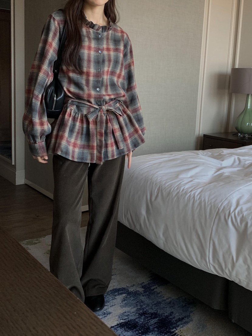 ATHEA東大門㊣實拍女士新款休閑時尚25秋冬推薦休閑褲口袋抓絨ATHEA休閑褲