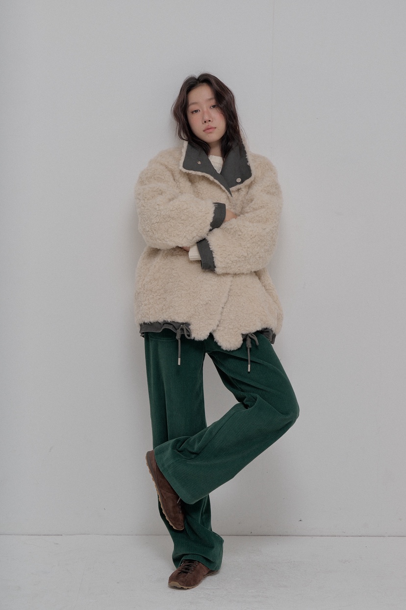 ATHEA東大門㊣實拍女士新款休閑時尚25秋冬推薦休閑褲口袋抓絨ATHEA休閑褲