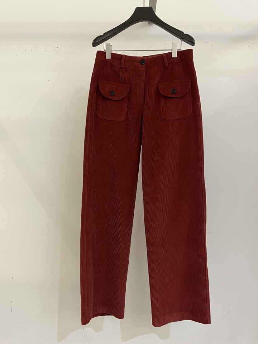 ATHEA東大門㊣實拍女士新款休閑時尚25秋冬推薦休閑褲口袋抓絨ATHEA休閑褲圖色1