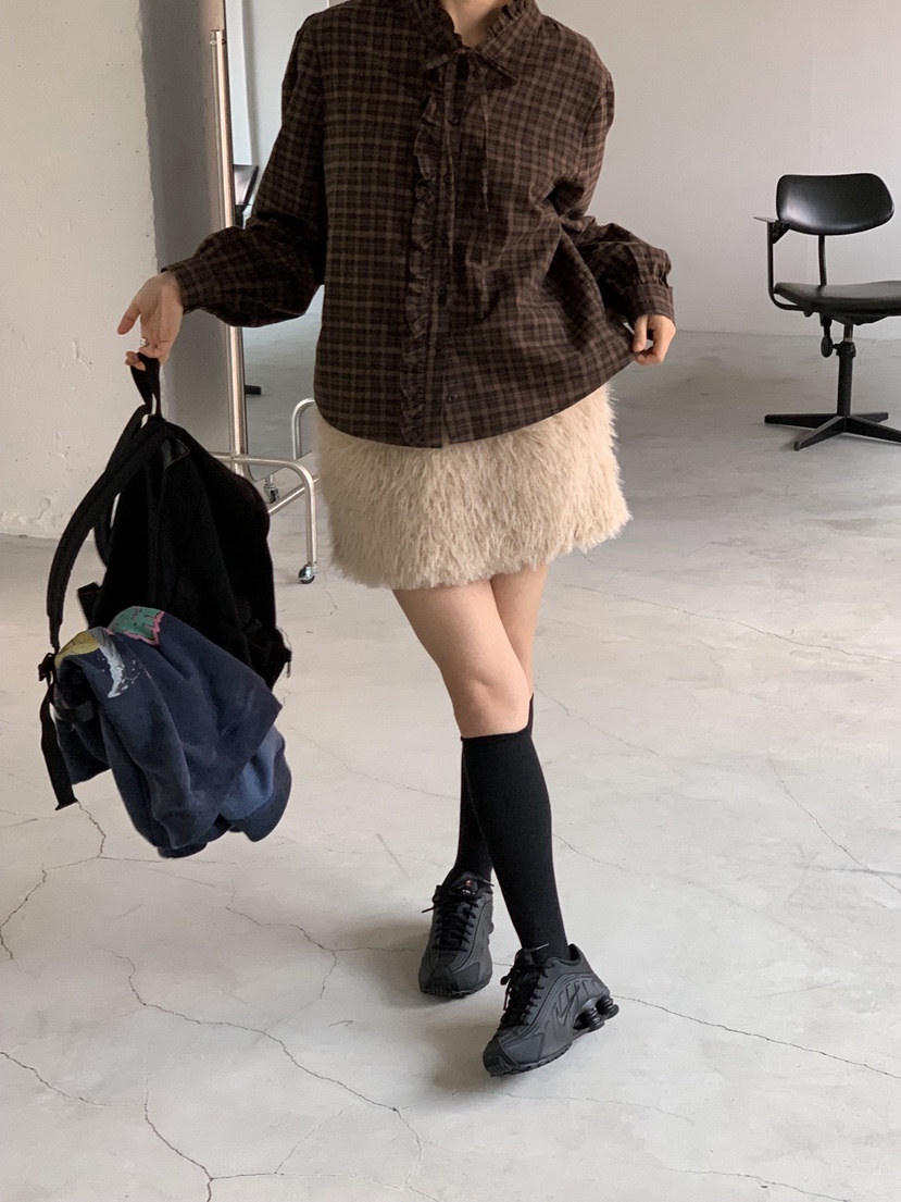 SUNDER MARKET東大門㊣代購女士新款熱賣人氣真品休閑短裙SUNDER MARKET短裙