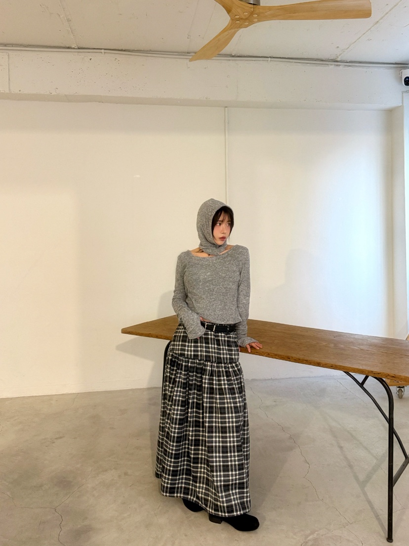 AWESOMESAUCE東大門㊣代購女士新款休閑職業熱賣時尚長裙腰帶AWESOME SAUCE長裙