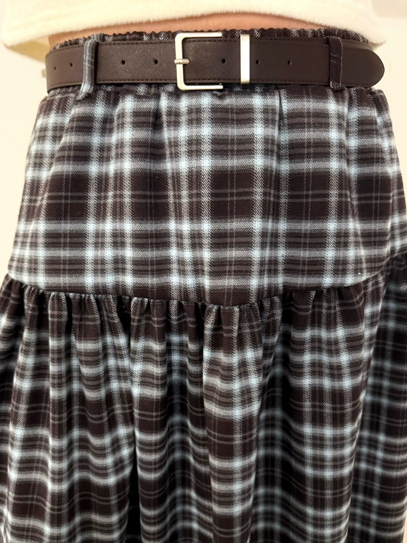 AWESOMESAUCE東大門㊣代購女士新款休閑職業熱賣時尚長裙腰帶AWESOME SAUCE長裙