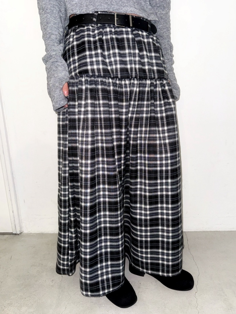 AWESOMESAUCE東大門㊣代購女士新款休閑職業熱賣時尚長裙腰帶AWESOME SAUCE長裙圖色1