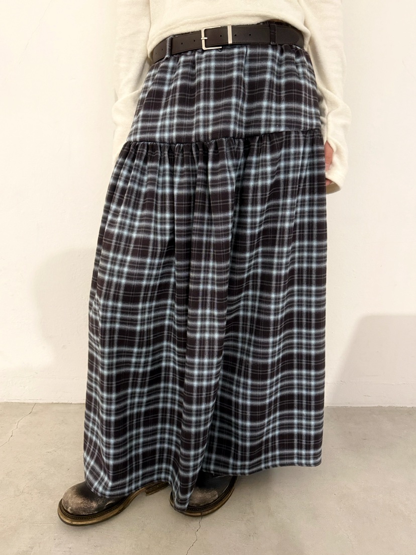 AWESOMESAUCE東大門㊣代購女士新款休閑職業熱賣時尚長裙腰帶AWESOME SAUCE長裙圖色2