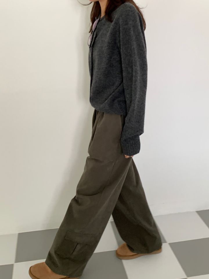 DOIT韓國代購㊣女士新款25秋冬熱賣休閑職業人氣真品休閑褲DOIT休閑褲