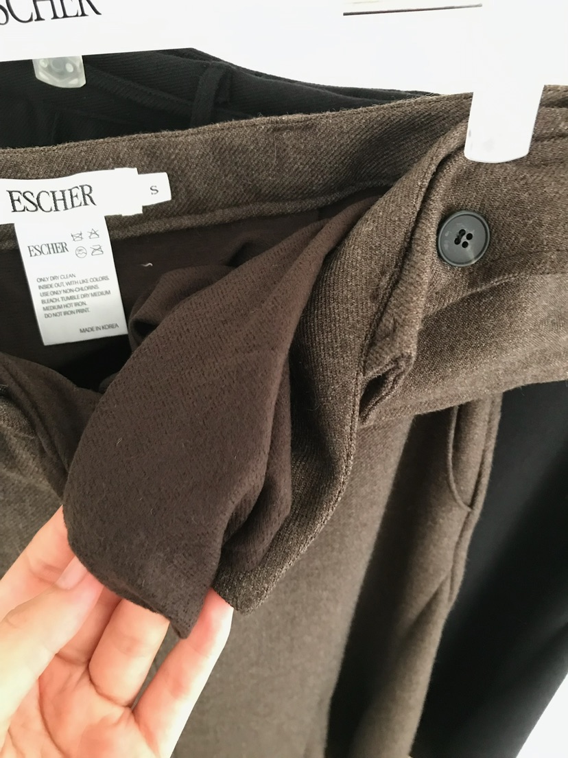 ESCHER東大門㊣直郵女裝新品熱賣職業25秋冬休閑長裙含腰包ESCHER長裙