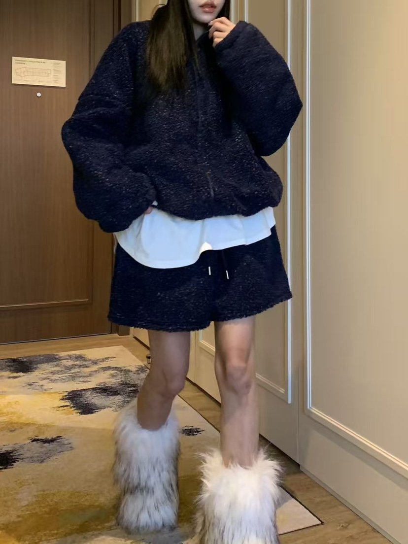 BADCALM東大門㊣代購女裝新款休閑25秋冬真品熱賣時尚人氣短褲BADCALM短褲圖色2