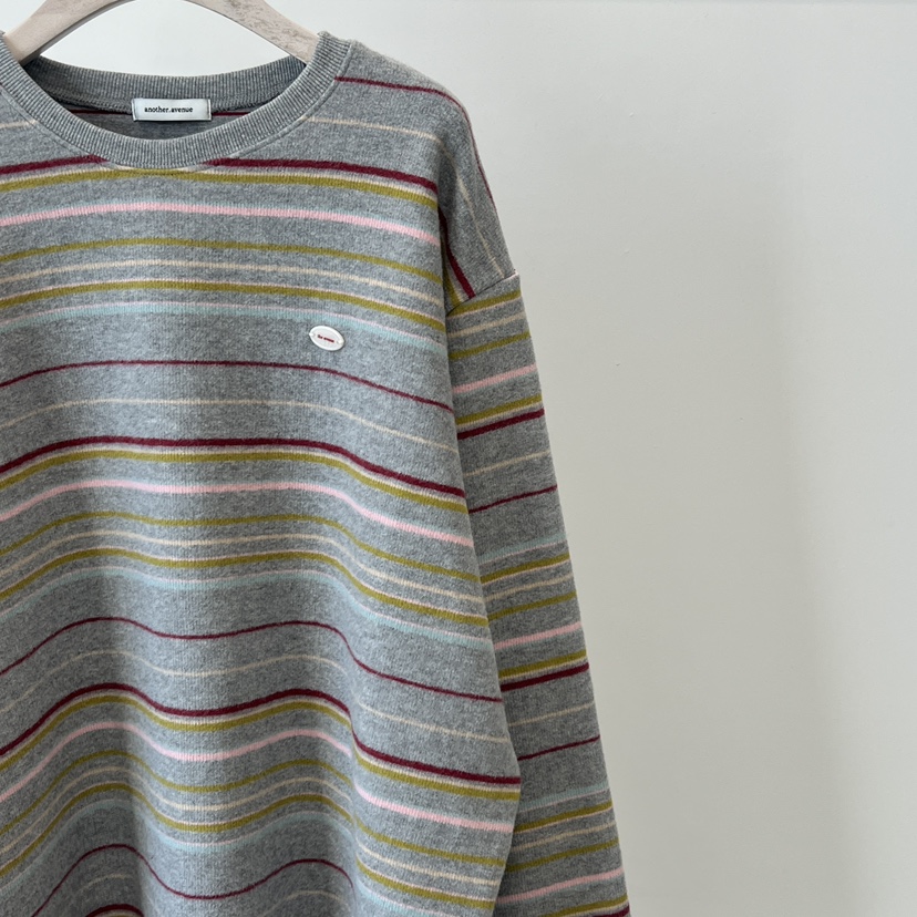 ANOTHER AVENUE東大門㊣直郵女裝新款推薦長袖T恤羊毛復古ANOTHER AVENUE長袖T恤