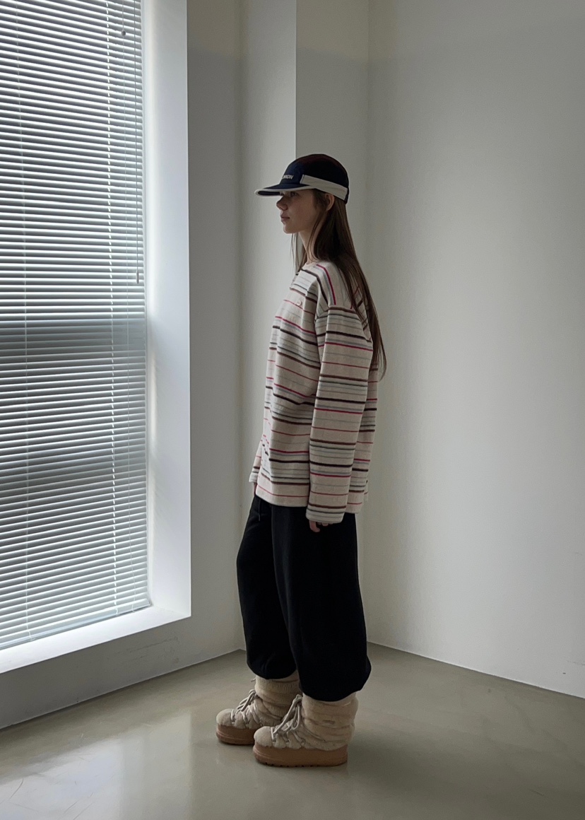 ANOTHER AVENUE東大門㊣直郵女裝新款推薦長袖T恤羊毛復古ANOTHER AVENUE長袖T恤