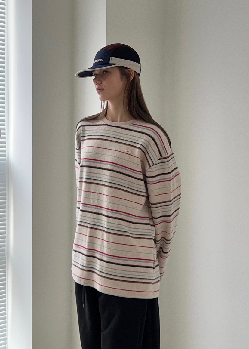 ANOTHER AVENUE東大門㊣直郵女裝新款推薦長袖T恤羊毛復古ANOTHER AVENUE長袖T恤