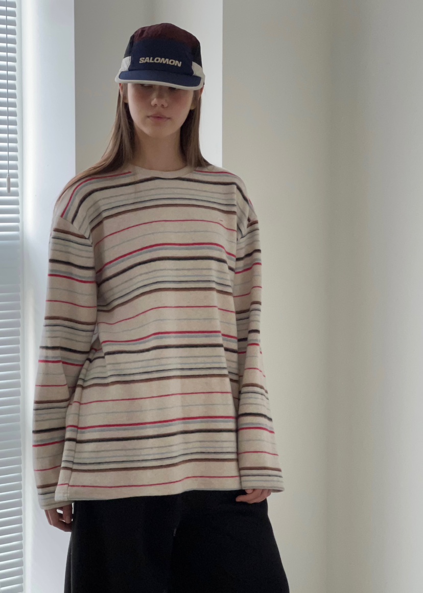 ANOTHER AVENUE東大門㊣直郵女裝新款推薦長袖T恤羊毛復古ANOTHER AVENUE長袖T恤