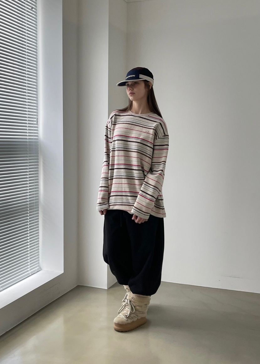 ANOTHER AVENUE東大門㊣直郵女裝新款推薦長袖T恤羊毛復古ANOTHER AVENUE長袖T恤