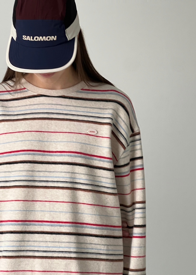 ANOTHER AVENUE東大門㊣直郵女裝新款推薦長袖T恤羊毛復古ANOTHER AVENUE長袖T恤