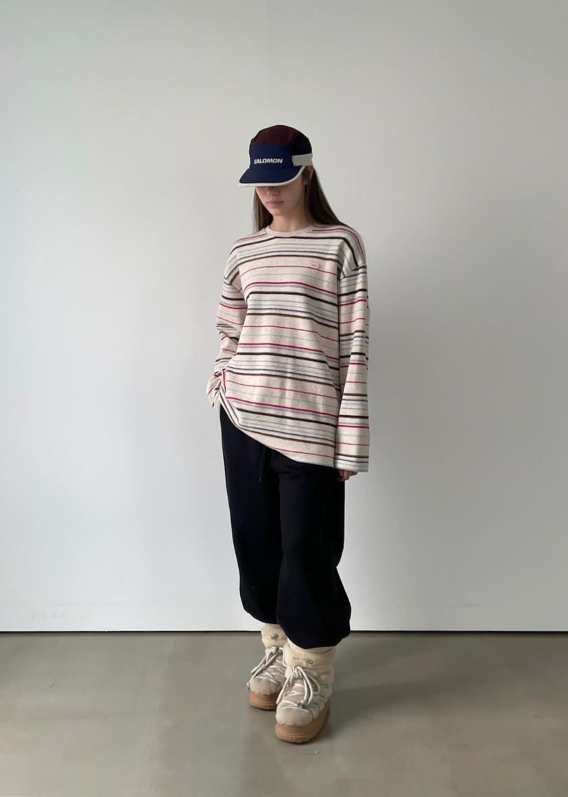 ANOTHER AVENUE東大門㊣直郵女裝新款推薦長袖T恤羊毛復古ANOTHER AVENUE長袖T恤