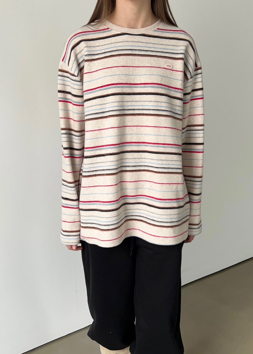 ANOTHER AVENUE東大門㊣直郵女裝新款推薦長袖T恤羊毛復古ANOTHER AVENUE長袖T恤